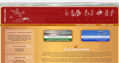Desktop Screenshot of 2birds1squid.com