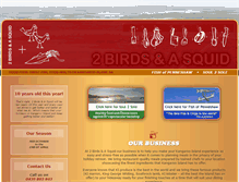 Tablet Screenshot of 2birds1squid.com